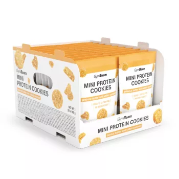   Mini Protein Cookies - 20 x 100 g - mogyoróvaj és sós karamell - GymBeam
