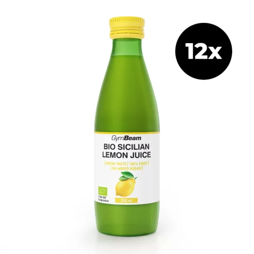 BIO szicíliai citromlé - 12 x 250 ml - GymBeam