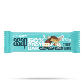 ASAP 50% fehérjeszelet - 50 g - kókusz - GymBeam