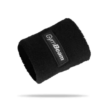 Sweat sport csuklópánt Black - fekete - GymBeam