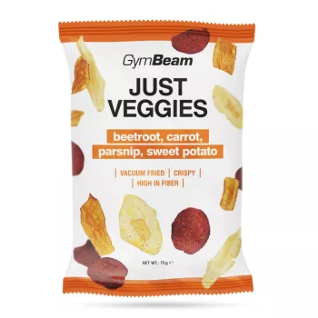 Just Veggies - Zöldség chips mix - 12 x 75 g - GymBeam