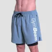 Essence 2in1 rövidnadrág Blue - S - kék - GymBeam