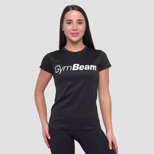 Mesh Essence női póló Black - S - fekete - GymBeam