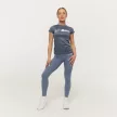Mesh Essence női póló Denim Blue - XS - kék - GymBeam