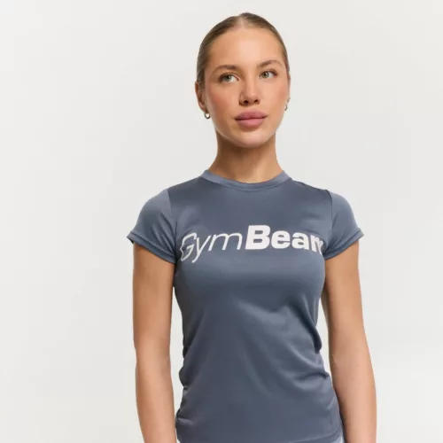 Mesh Essence női póló Denim Blue - L - kék - GymBeam