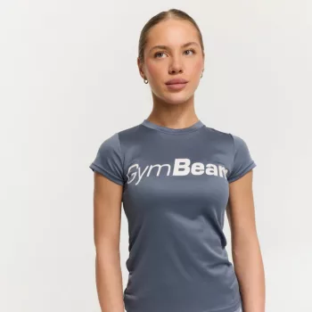 Mesh Essence női póló Denim Blue - XL - kék - GymBeam
