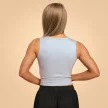 Breeze női cropped top Dove - XL - kék - BeastPink - GymBeam