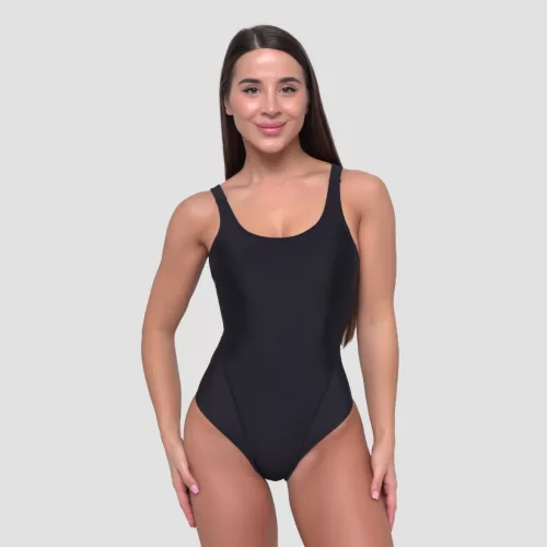 Sportos egyrészes fürdőruha Black - XL - fekete - GymBeam