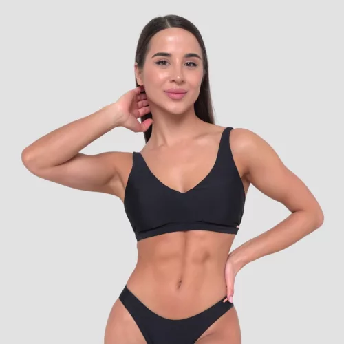 Sportos bikinifelső Black - XL - fekete - GymBeam