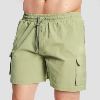 Cargo férfi fürdőnadrág Olive - XL - zöld - GymBeam