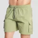 Cargo férfi fürdőnadrág Olive - XL - zöld - GymBeam