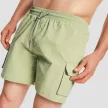 Cargo férfi fürdőnadrág Olive - XXL - zöld - GymBeam
