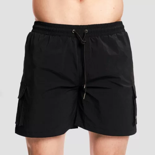Cargo férfi fürdőnadrág Black - M - fekete - GymBeam