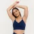 Sculpt varrásmentes sportmelltartó Navy - L - kék - GymBeam