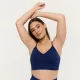 Sculpt varrásmentes sportmelltartó Navy - L - kék - GymBeam