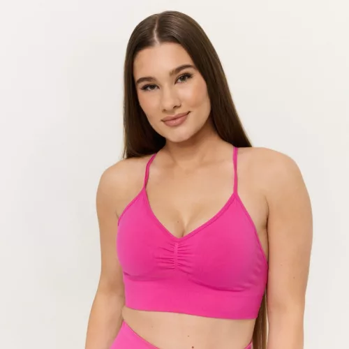 Sculpt varrásmentes sportmelltartó Rose - L - rózsaszín - GymBeam