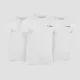 Basic póló 3Pack White - L - 3pack - fehér - GymBeam