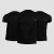 TRN póló 3Pack Black - L - 3pack - fekete - GymBeam