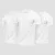 TRN póló 3Pack White - L - 3pack - fehér - GymBeam