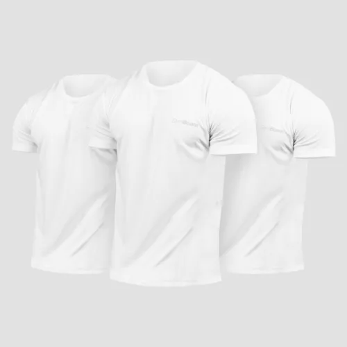 TRN póló 3Pack White - XXL - 3pack - fehér - GymBeam
