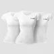 Basic női póló 3Pack White - XS - 3pack - fehér - GymBeam