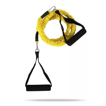 Gumiszalag fogantyúval 20 kg - sárga - GymBeam