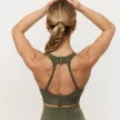 Combat sportmelltartó Olive Grey - XS - szürke - GymBeam