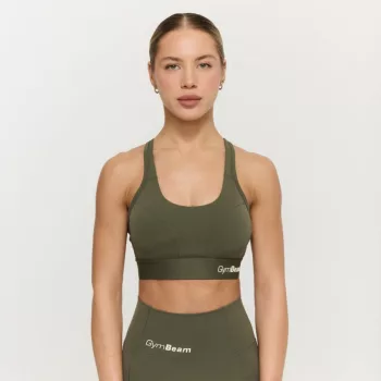 Combat sportmelltartó Olive Grey - S - szürke - GymBeam