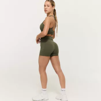   Combat női rövidnadrág Olive Grey - XS - szürke - GymBeam