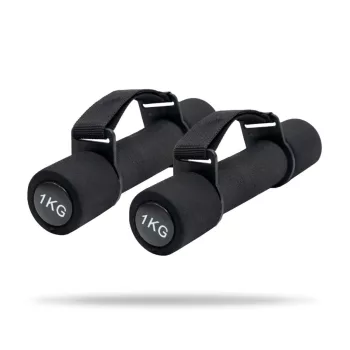 Pulse kardió súlyzók - 1 kg - fekete - GymBeam