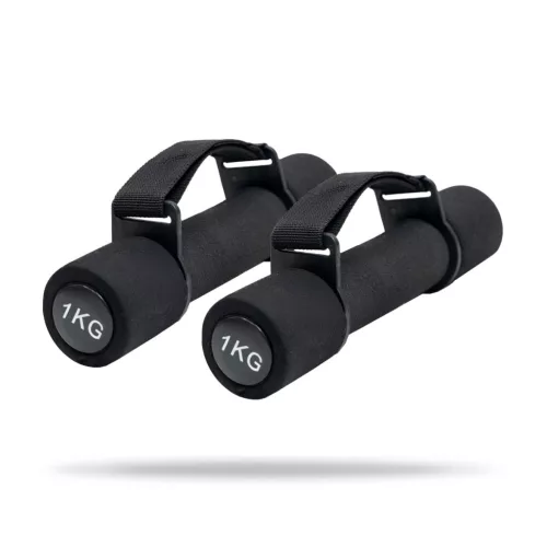 Pulse kardió súlyzók - 1 kg - fekete - GymBeam