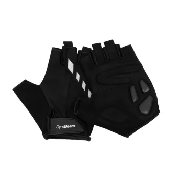 Half-Finger kerékpáros kesztyű - XL - fekete - GymBeam
