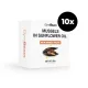 Kagyló napraforgóolajban füstölt aromával - 10 x 80 g - GymBeam