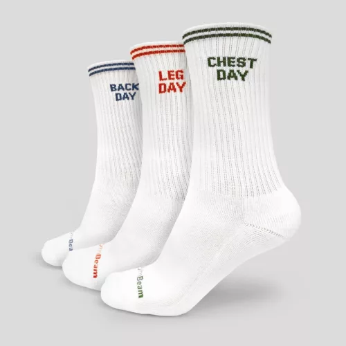 GymRat zokni 3Pack White - M - multicolor - GymBeam