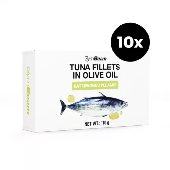 Tonhalfilé olívaolajban - 10 x 110 g - GymBeam