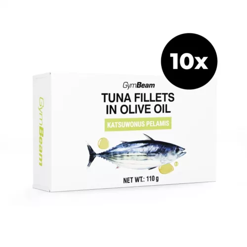 Tonhalfilé olívaolajban - 10 x 110 g - GymBeam