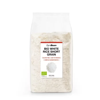 BIO fehér kerekszemű rizs - 500 g - GymBeam