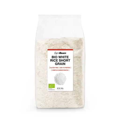 BIO fehér kerekszemű rizs - 500 g - GymBeam