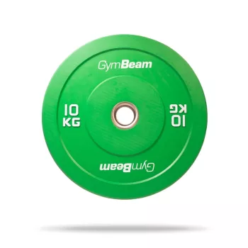 Bumper súlytárcsa 51 mm - 10 kg - zöld - GymBeam