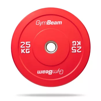 Bumper súlytárcsa 51 mm - 25 kg - piros - GymBeam