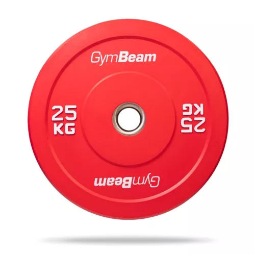 Bumper súlytárcsa 51 mm - 25 kg - piros - GymBeam