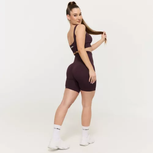 GymBabe női rövidnadrág Eclipse - XL - lila - GymBeam