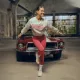GymBabe női pulóver Cloud - M - szürke - GymBeam