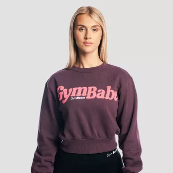GymBabe női pulóver Eclipse - XS - lila - GymBeam