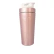 Steel Shaker Rose Gold 750 ml - rózsaszín - GymBeam