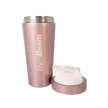 Steel Shaker Rose Gold 750 ml - rózsaszín - GymBeam