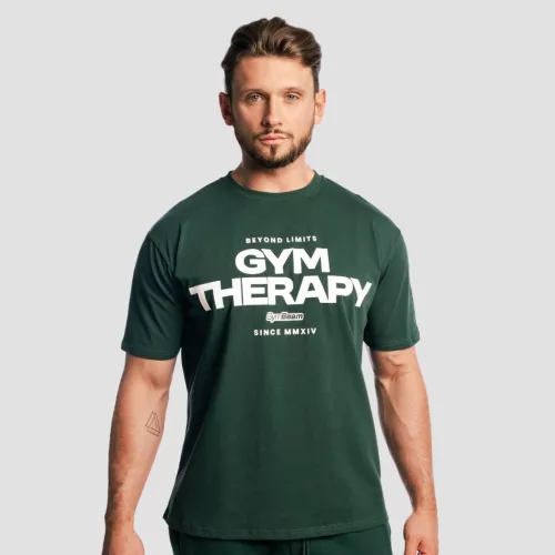 Gym Therapy póló Forest - L - zöld - GymBeam