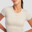 Aura női Cropped póló Grey - XL - szürke - GymBeam