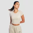 Aura női Cropped póló Grey - XL - szürke - GymBeam