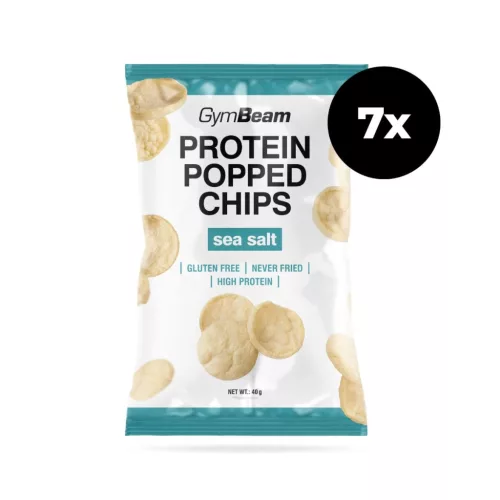 Protein Chips - 7 x 40 g - tengeri só - GymBeam